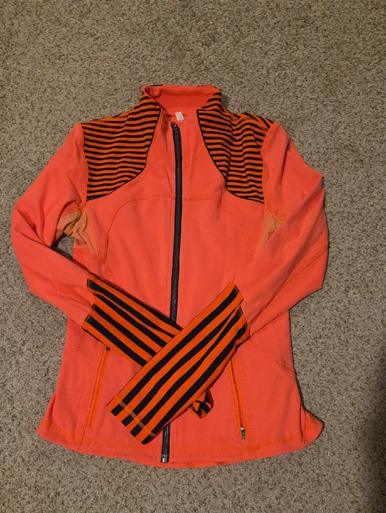 Lululemon Coral/Orange Jacket - Picture 1 of 3